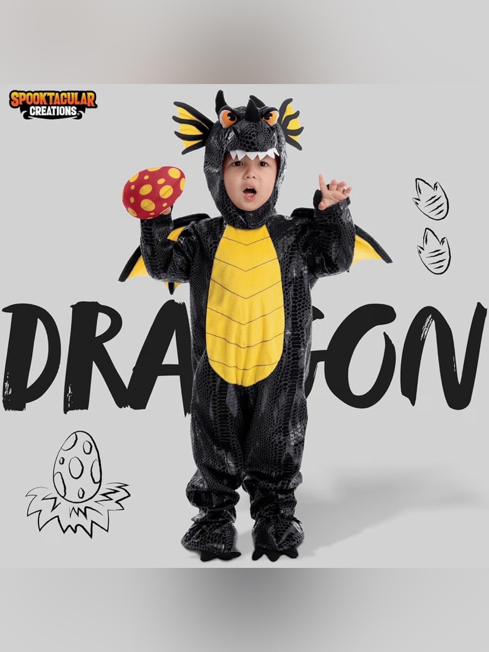 Spooktacular Creations Dragon Kids Halloween Costume Size: 18-24 Months
